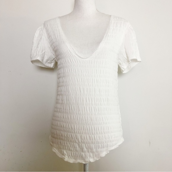 NWT WE THE FREE Sugar Cube Tee in Optic White Size Large - Picture 4 of 17